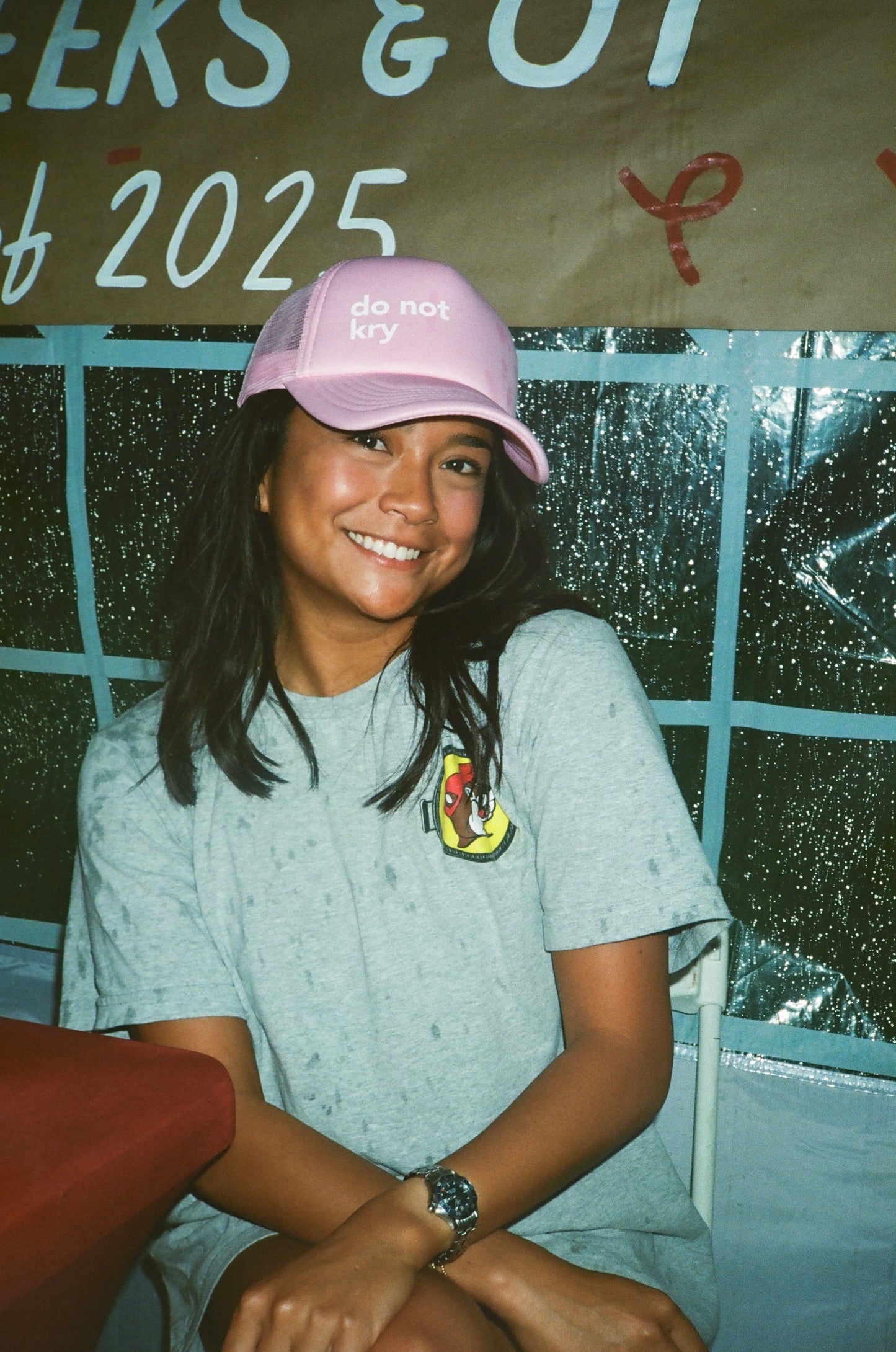 pink trucker